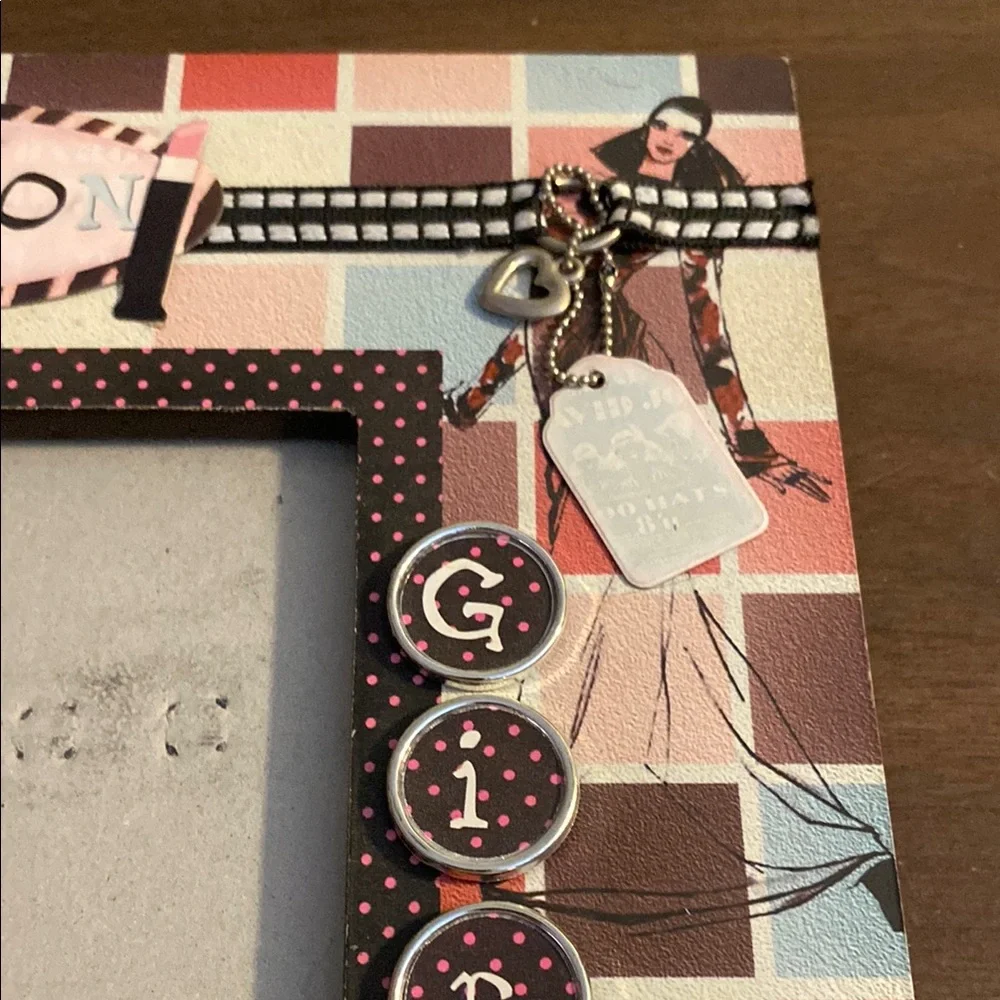 Fashion Girl Multicolor Photo Frame